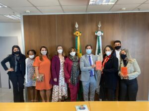 Cerimônia de entrega da MOÇÃO DE lOUVOR À SALA DE RECURSOS REVISTA.